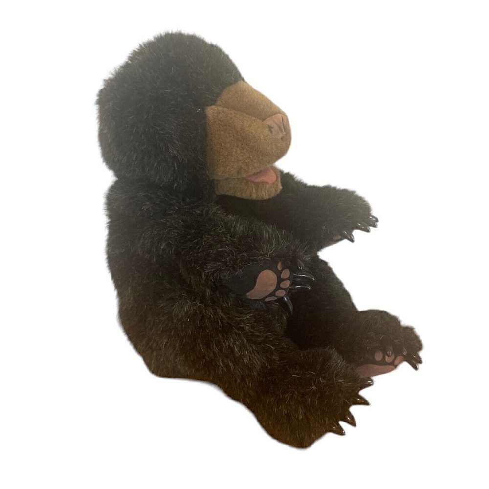 Folkmanis RETIRED Black Bear Cub Puppet w/Movable Mouth Front Legs 15” Full Body